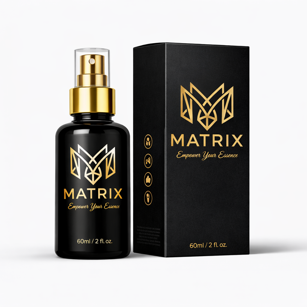 MATRIX black and gold bottle sprayer concept